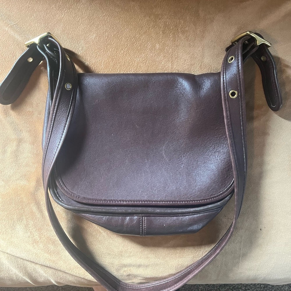 Coach Patricia Legacy Mahogany Handbag